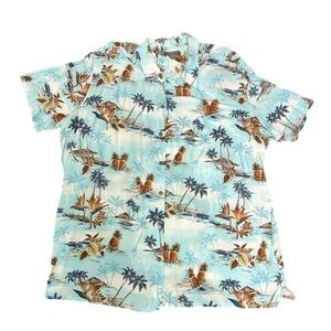 Foundry Supply Co. Tropical Print Men's Shirt size 3XLT